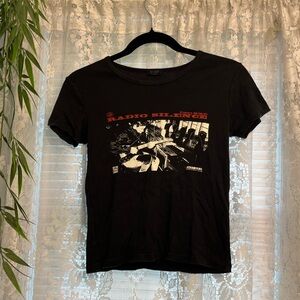 Women’s Cropped Radio Silence Tee